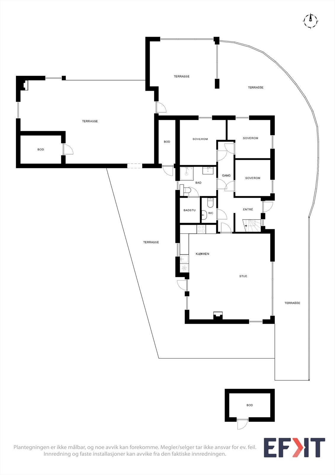 Plantegning Galleribilde