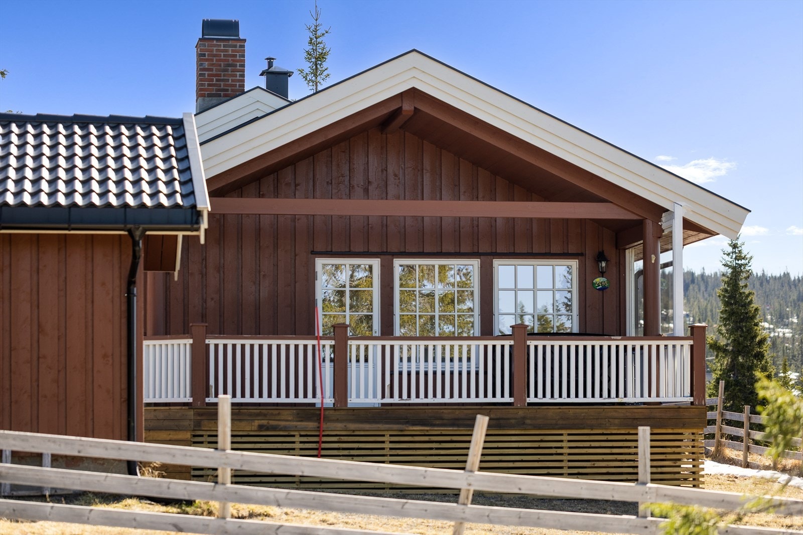 Velkommen til Sjusjøen- Brøttum 2495! Foto: Thea Roverud Rusten v/Fangblikk AS Galleribilde