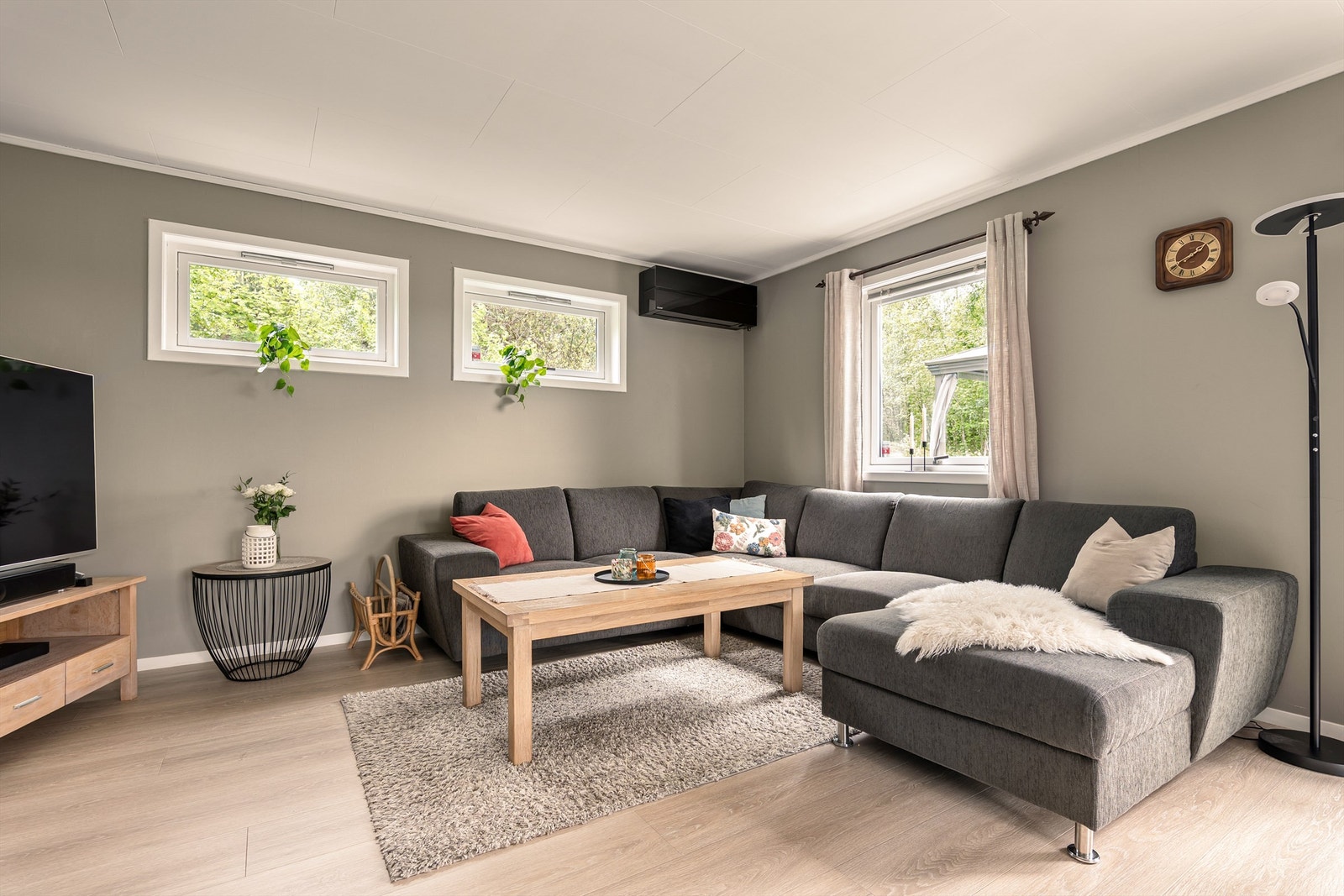 Etter oppussing har boligens indre et tidsaktuelt og helhetlig uttrykk. Galleribilde