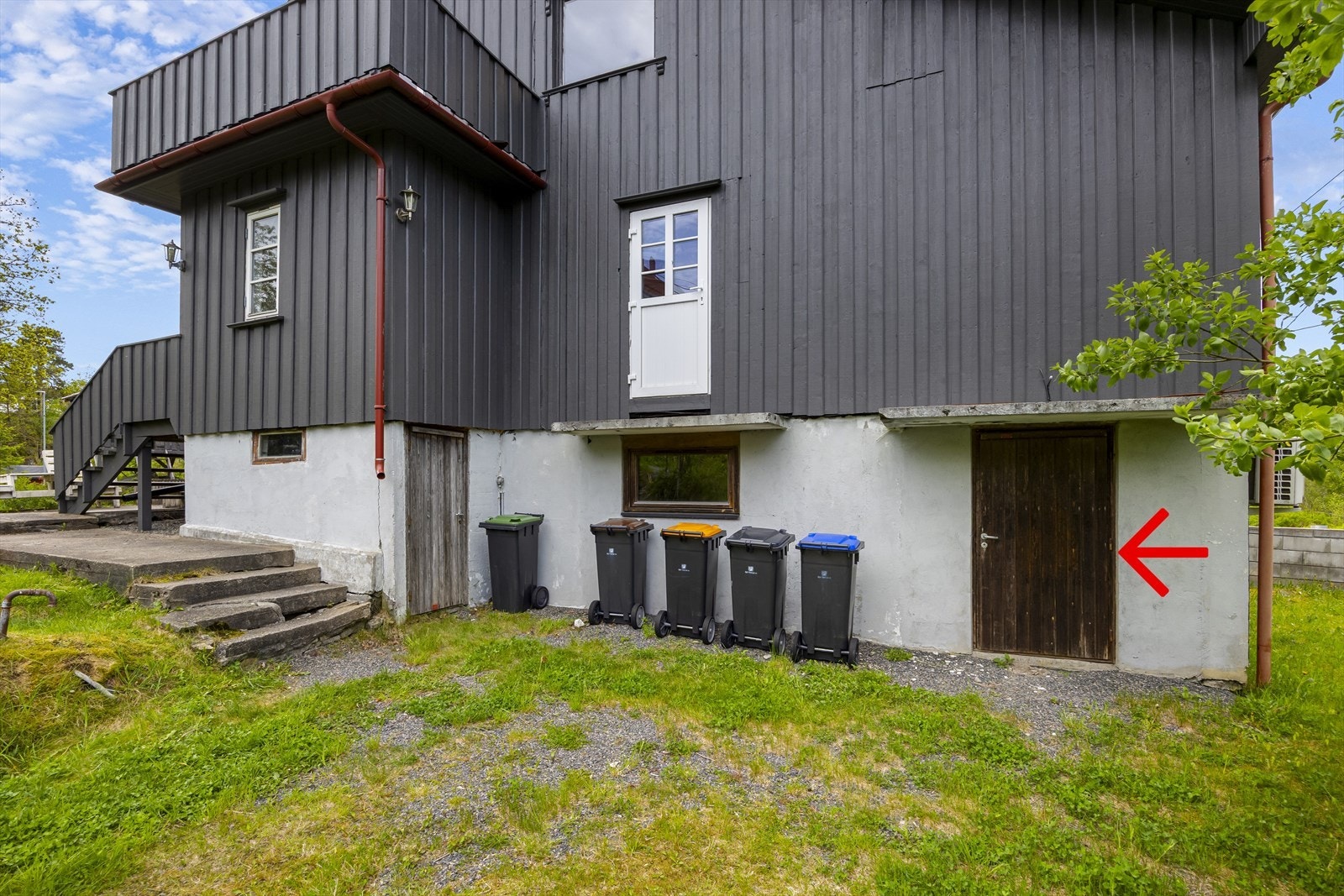 Inngang til bod. Galleribilde
