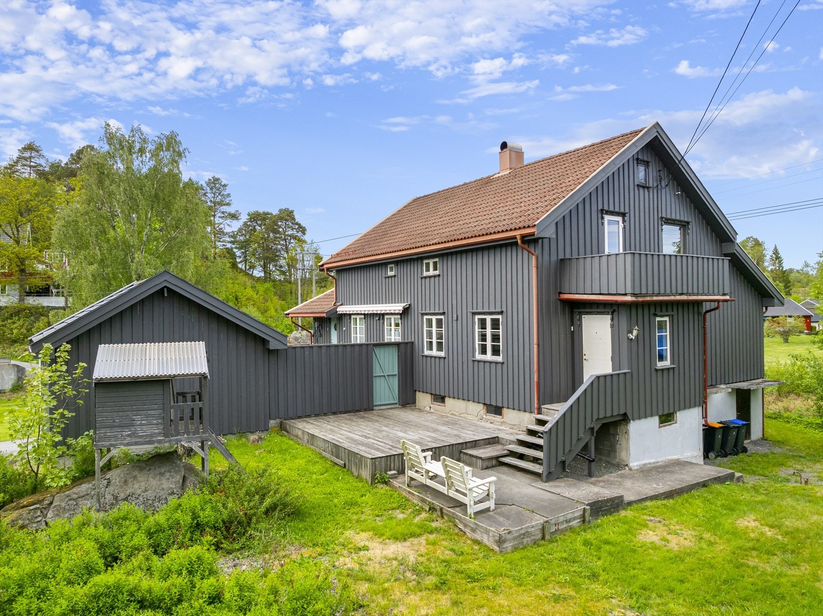 Boligen ligger solrikt til Galleribilde