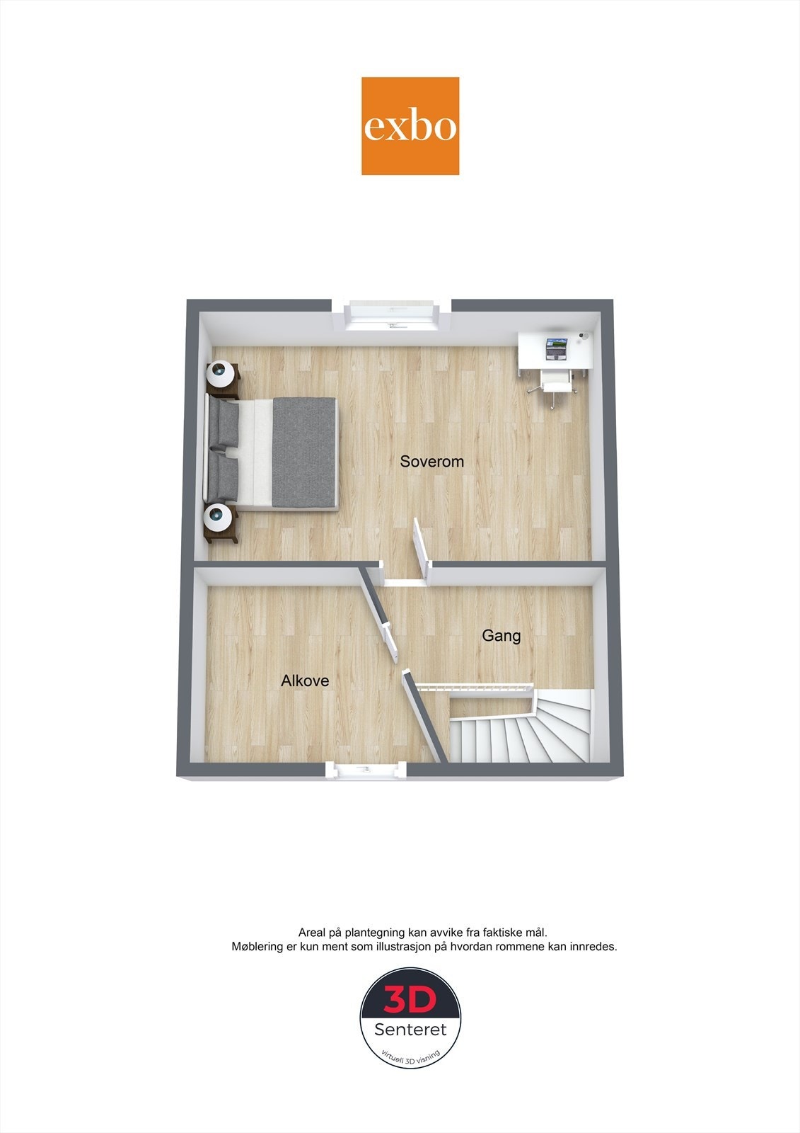 Plantegning 2. etasje Galleribilde