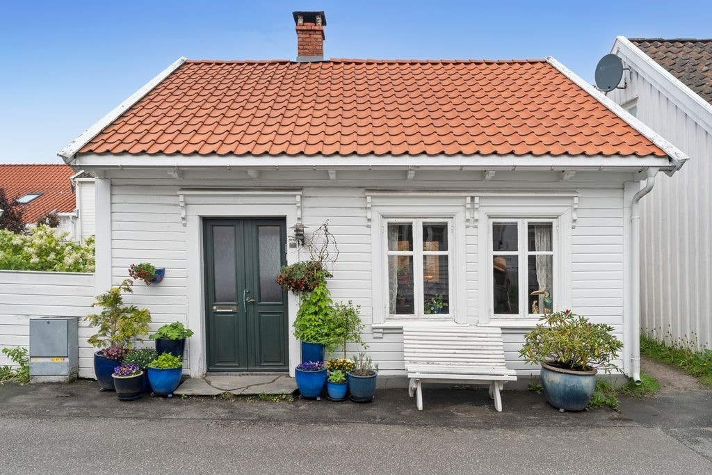 Vi tar turen inn til en koselig sørlandsbolig Galleribilde