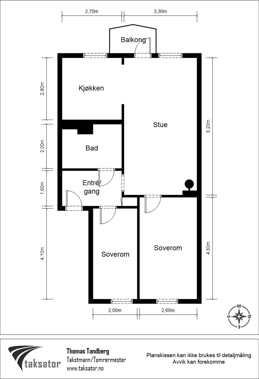 Plantegning Galleribilde