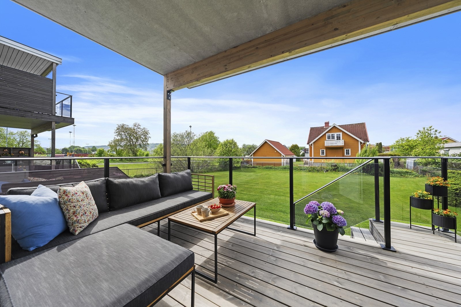 Overbygd balkong Galleribilde