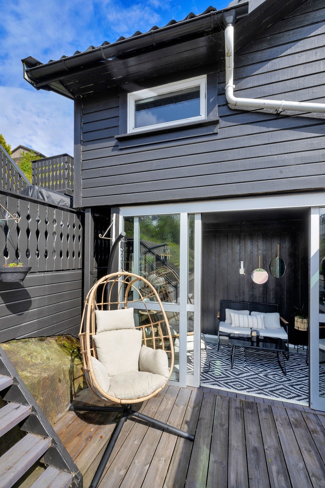 Hagestue forlenger sommerkveldene. Galleribilde
