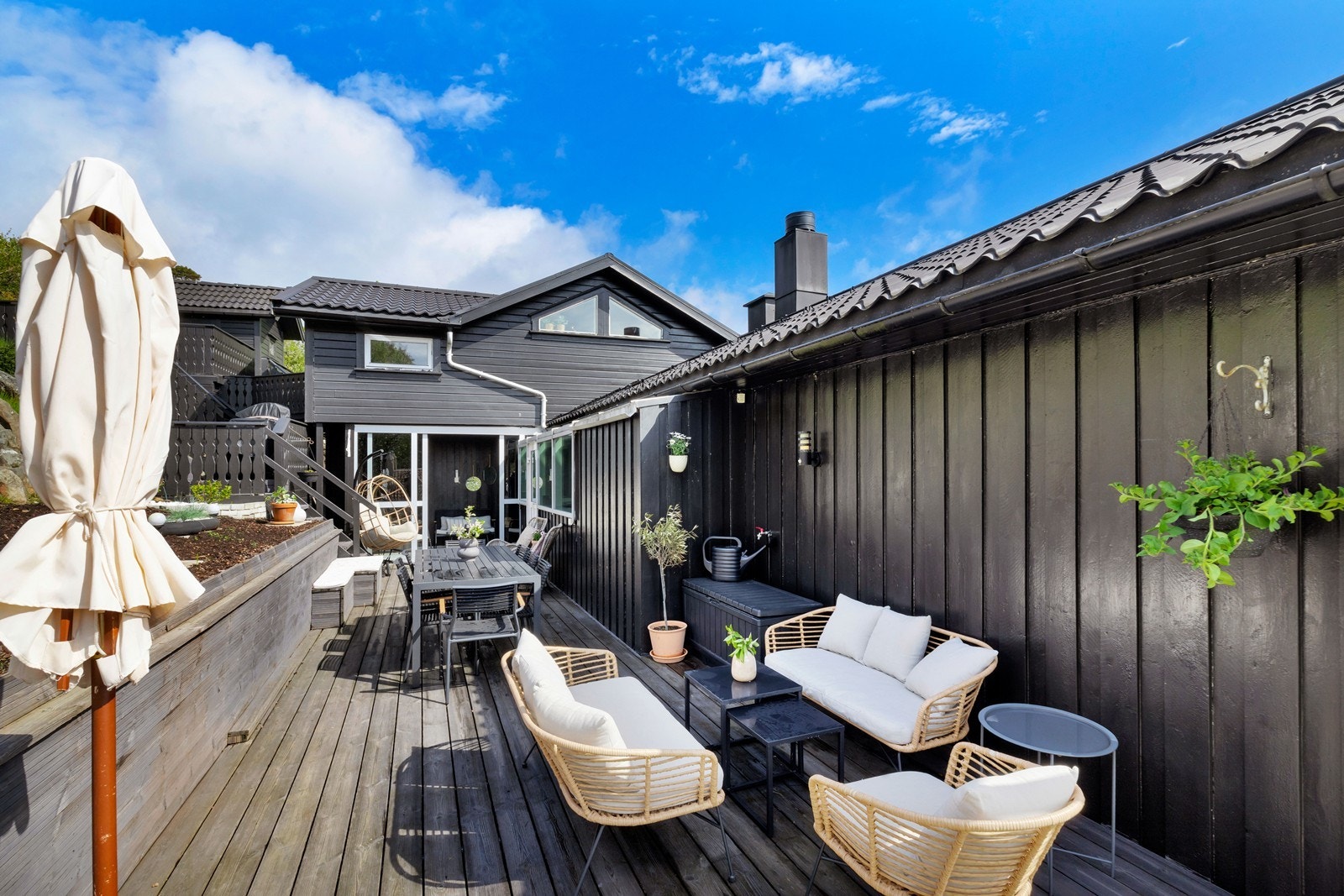 Her er det fint å ta med seg måltidene ut på fine sommerdager. Galleribilde