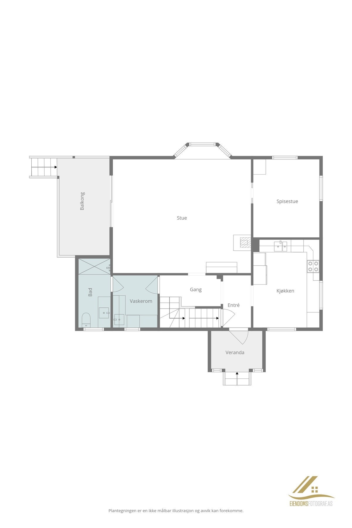 Plantegning Galleribilde