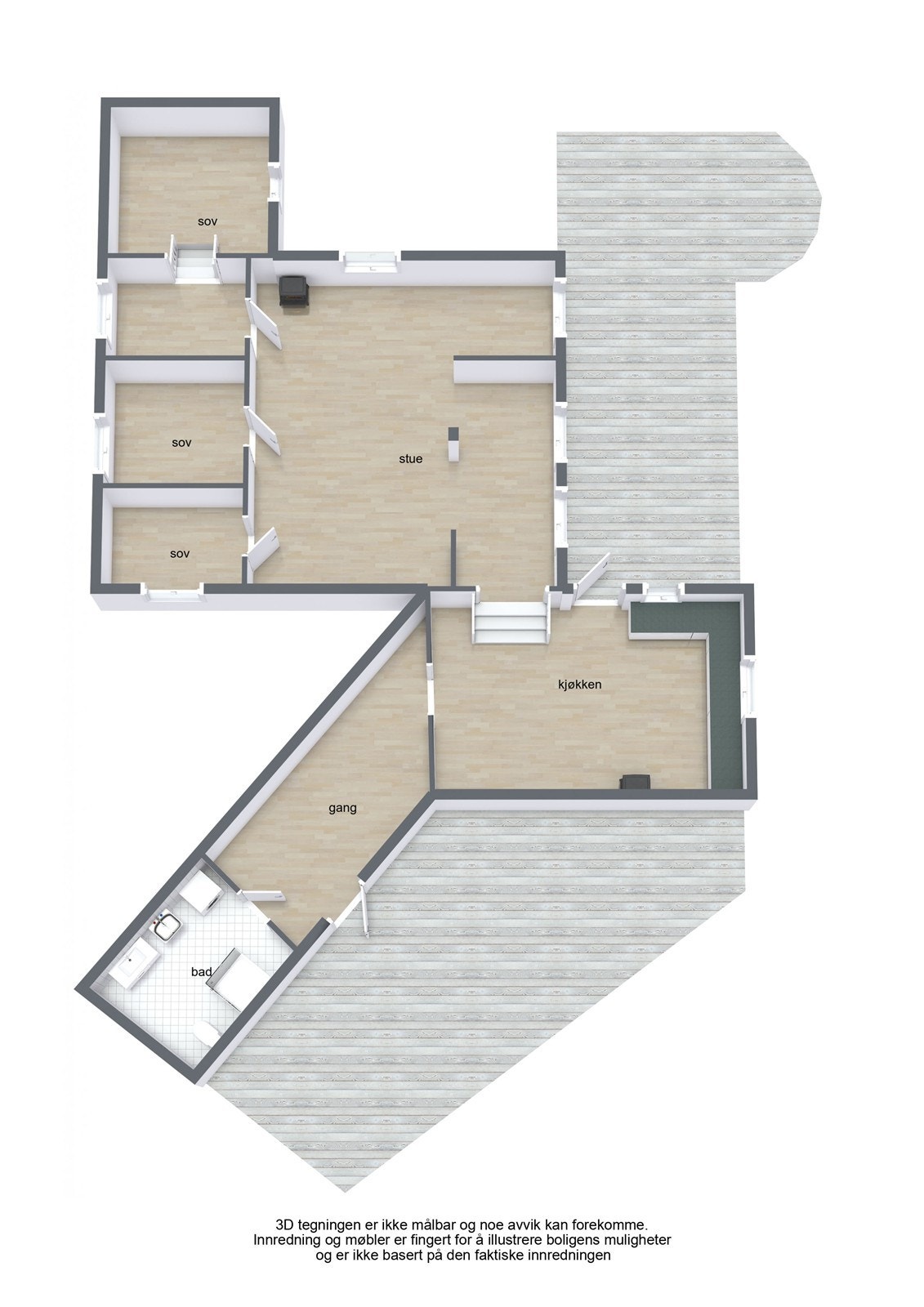 Plantegning Galleribilde
