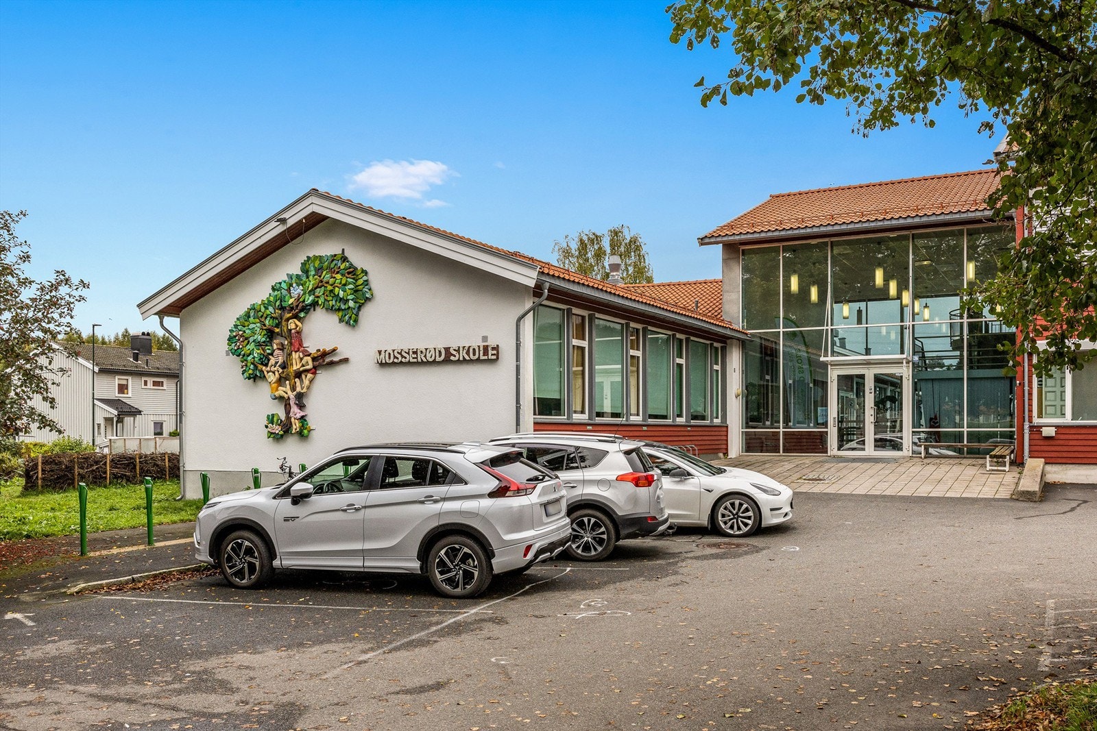 Mosserød barneskole ligger 550m unna Galleribilde