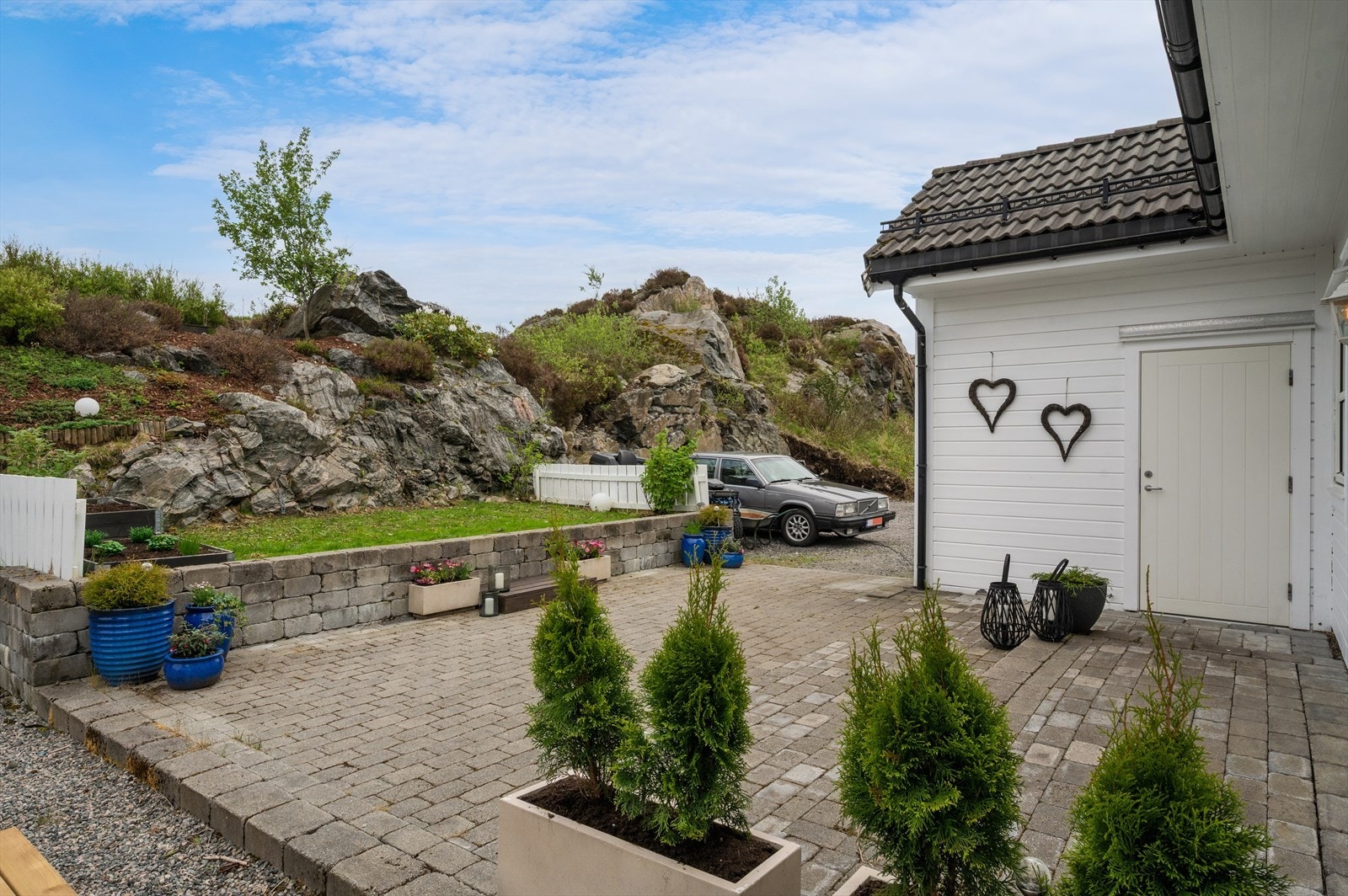 Her er også en praktisk utvendig bod. Galleribilde
