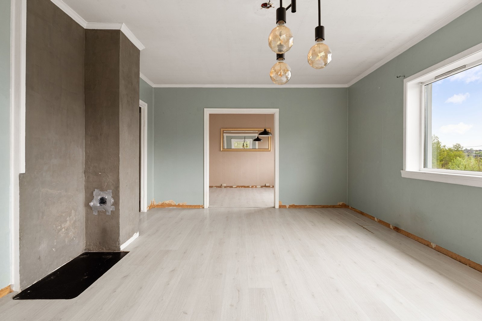 Mulighet for ildsted i boligen. Galleribilde