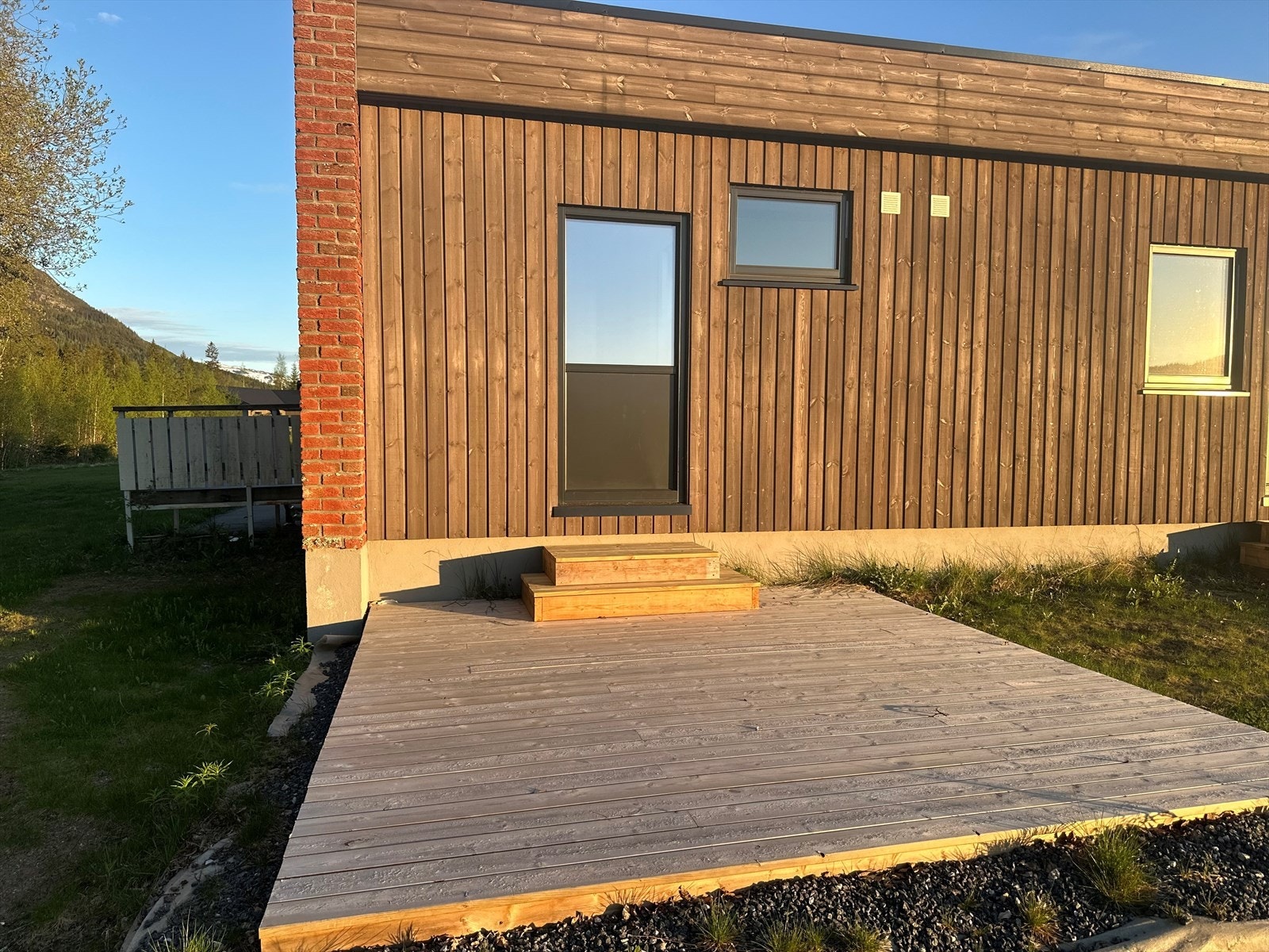 Utgang til egen terrasse Galleribilde