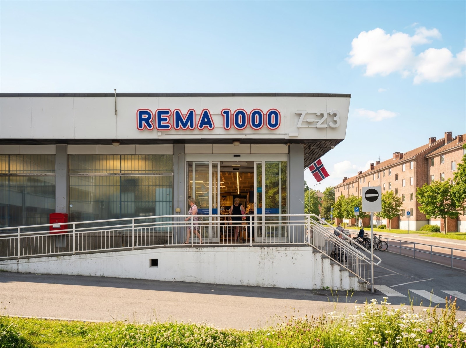 Rema 1000 Oppsal ligger også i nærområdet. Galleribilde