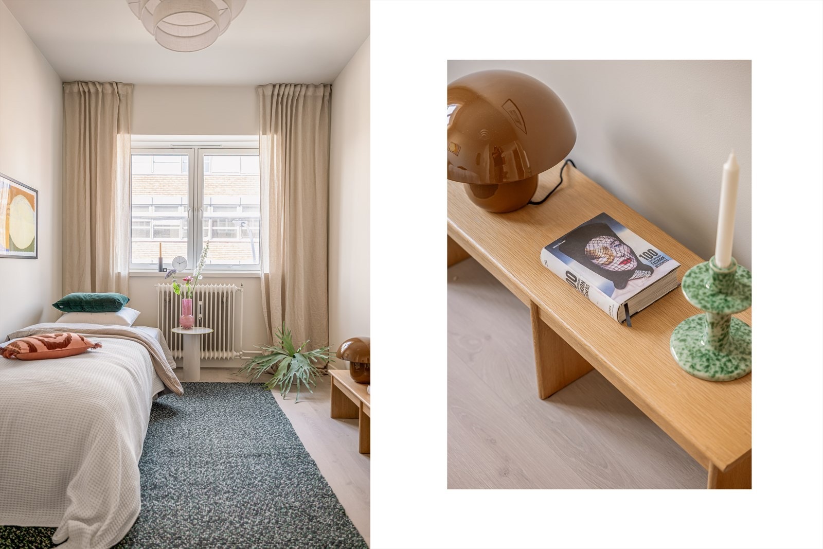 Alle soverommene vender ut mot rolig sidegate. Galleribilde