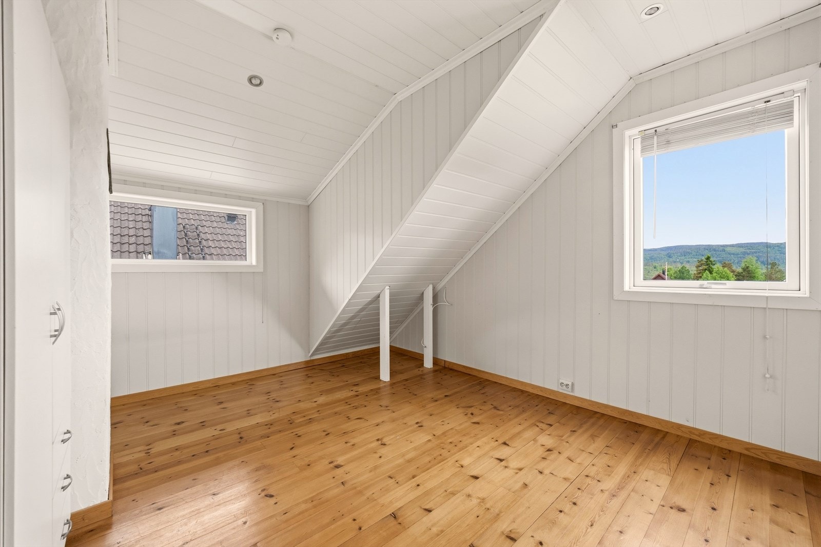 Familievennlig planløsning med tre soverom i samme etasje. Galleribilde
