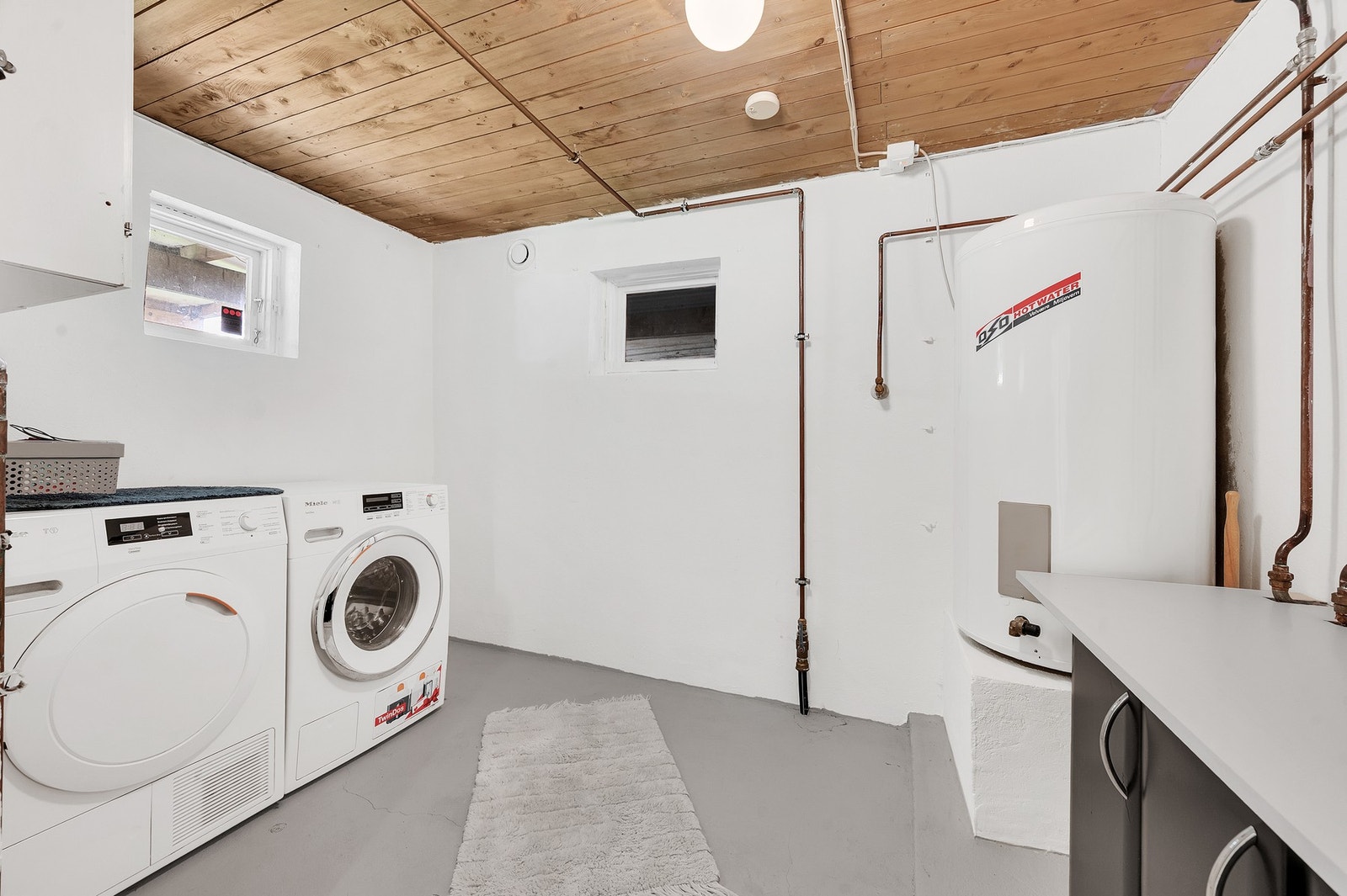 Vaskerommet er både romslig og praktisk innredet. Foto: H5 Galleribilde