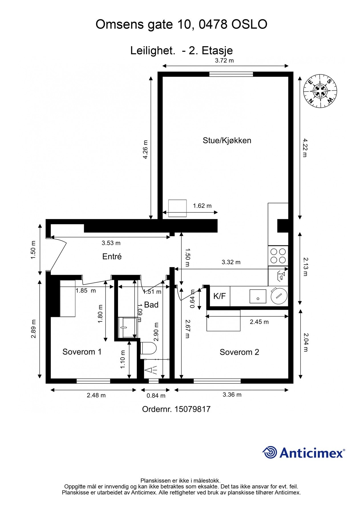 Plantegning Galleribilde
