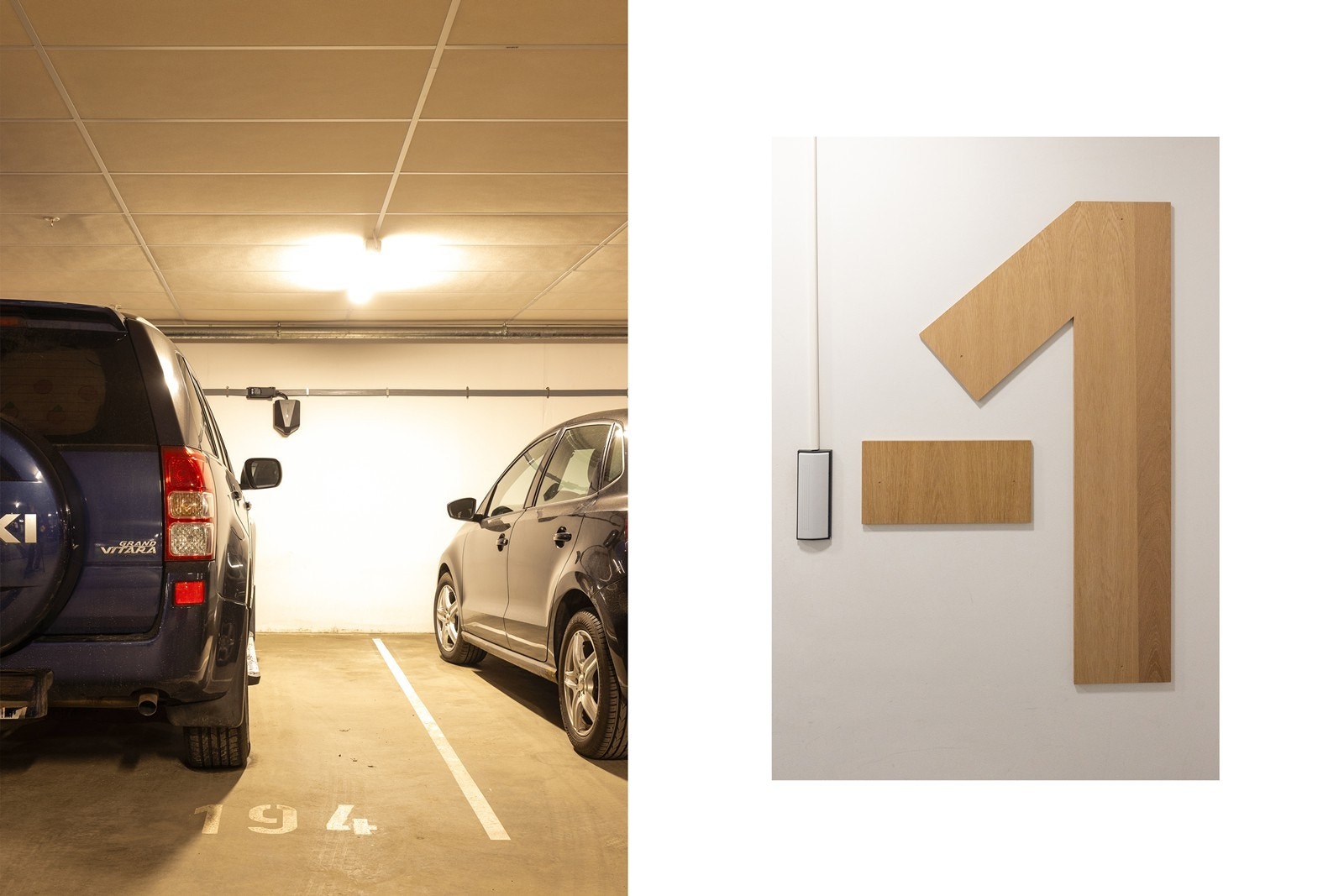 Boligen disponerer også en parkeringsplass med el-bil lader i felles garasjeanlegg. Galleribilde