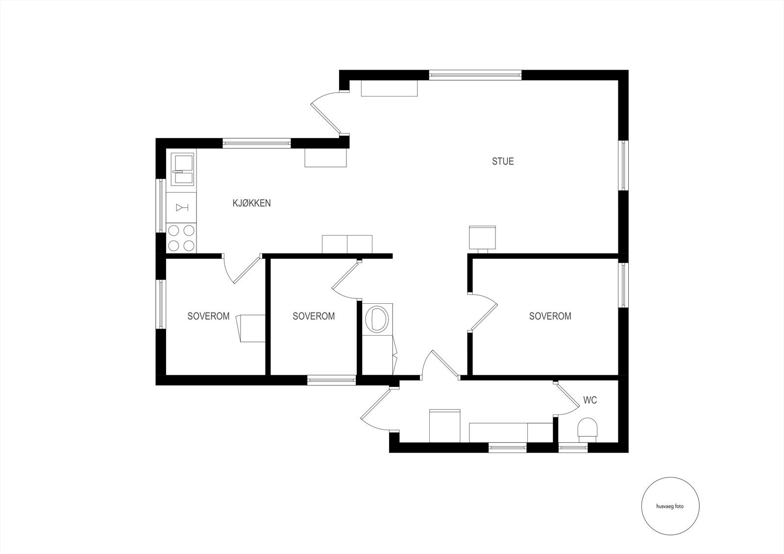Plantegning Galleribilde