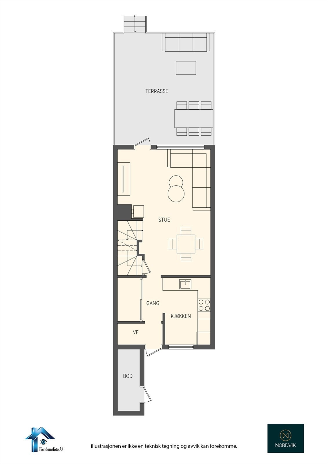Planskisse 1. Etasje Galleribilde