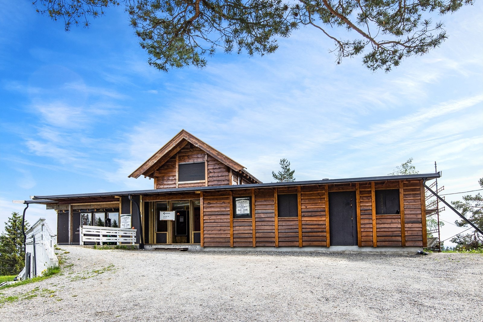 Landfallhytta er åpent for servering hele sommeren Galleribilde