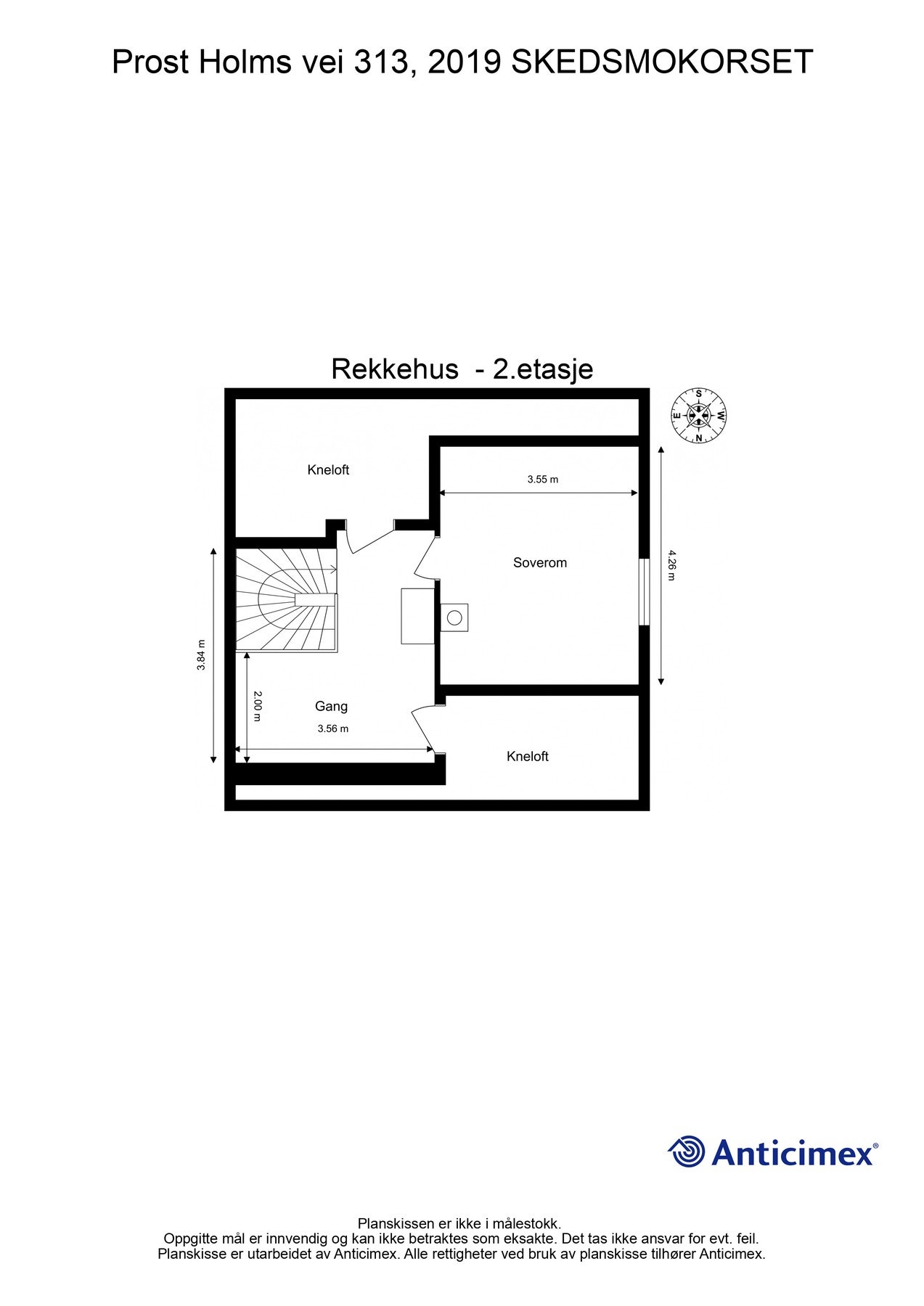 Planskisse 2. etasje. Galleribilde