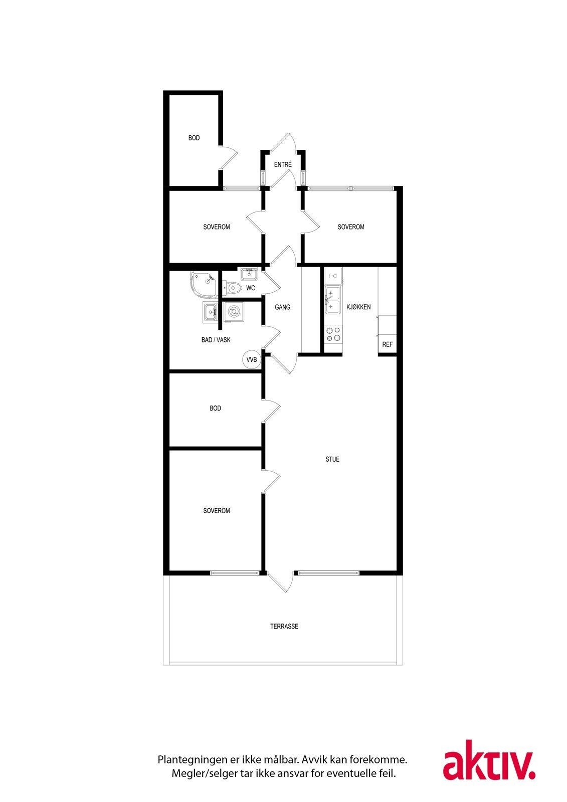 Plantegning Galleribilde