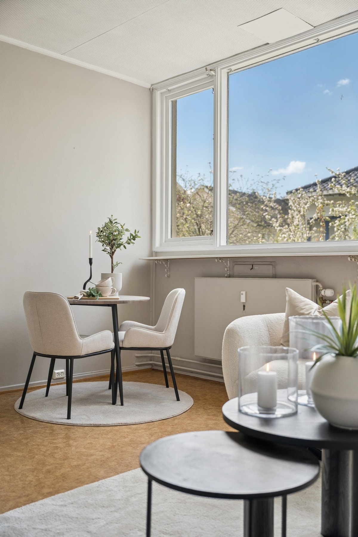 Fin plass til en liten spisestue. Galleribilde