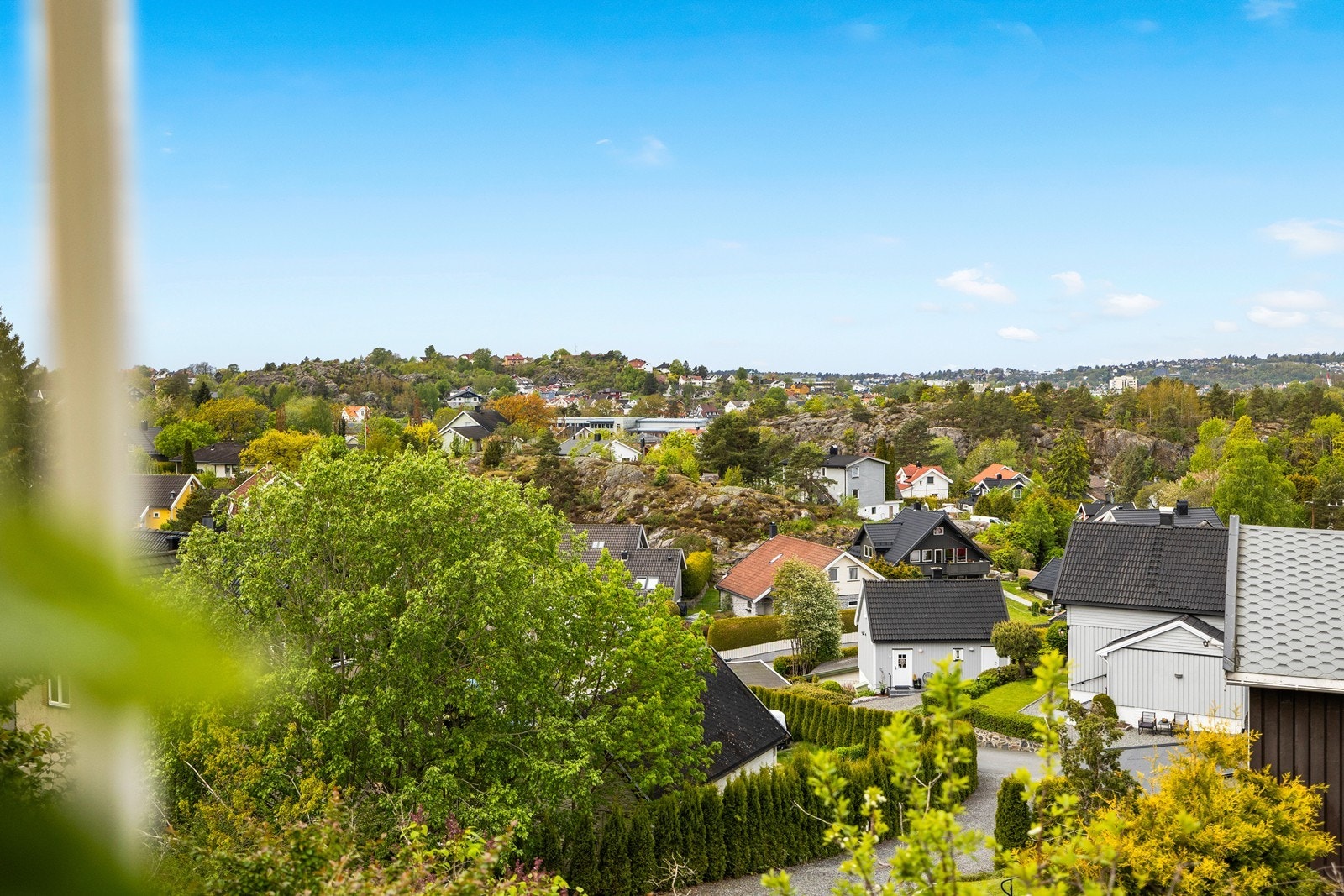 Det er flott utsikt fra balkongen i 2. etasje. Galleribilde