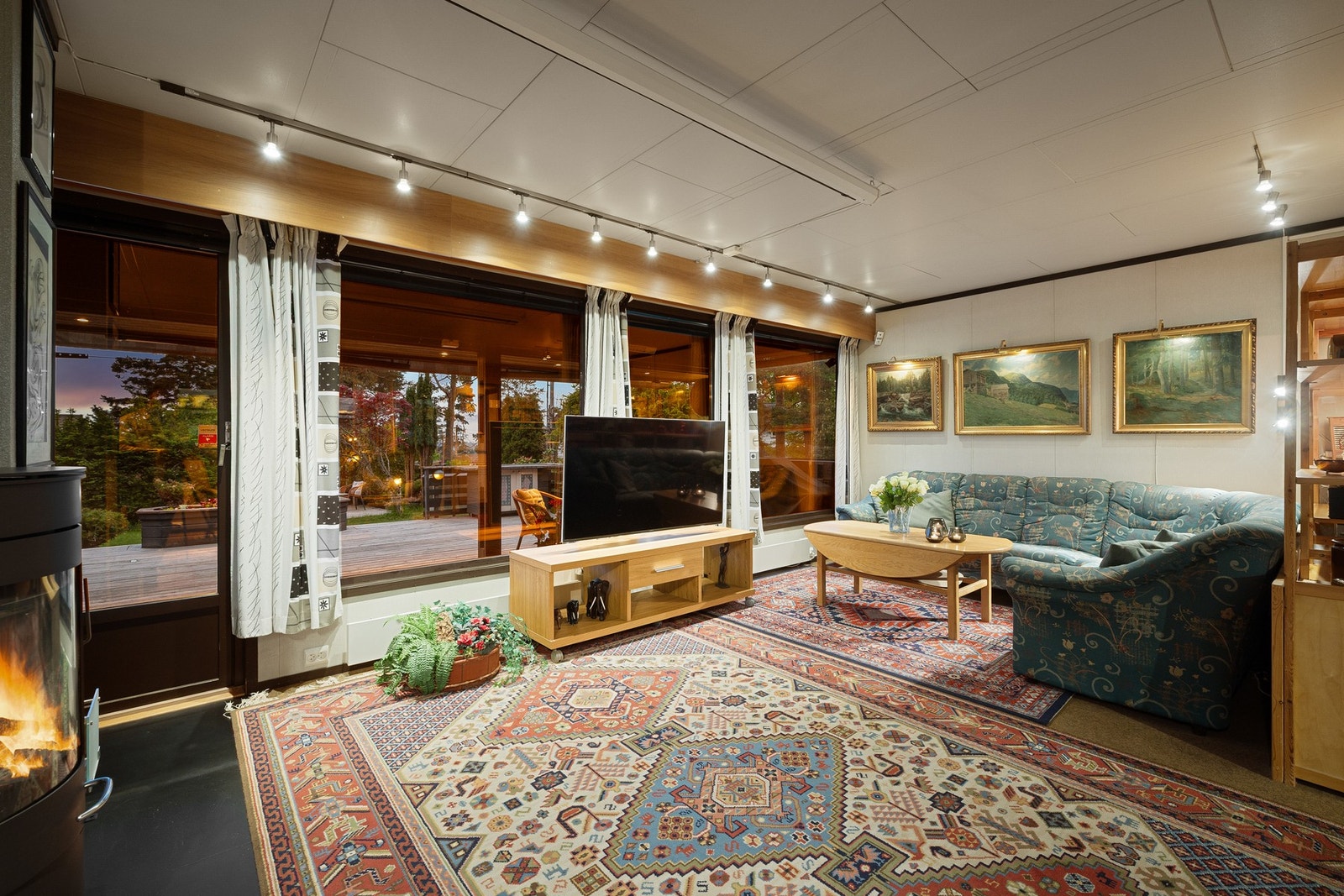 Lun kveldsstemning Galleribilde