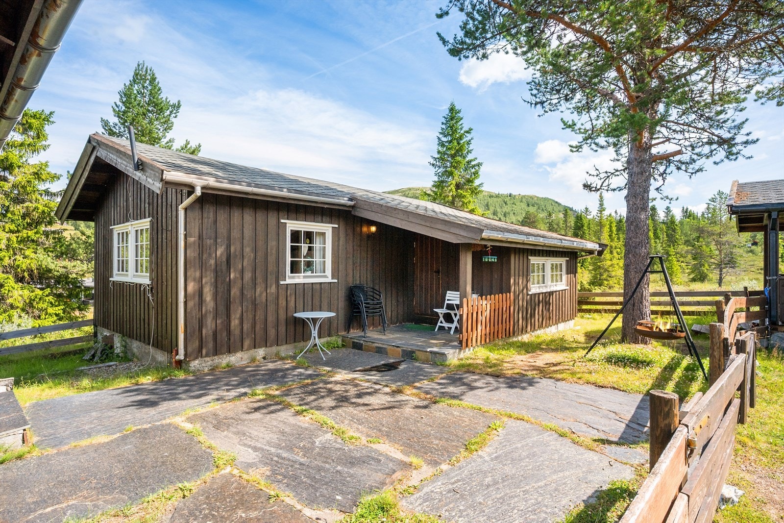 Hytta ble oppført i 1984. Galleribilde