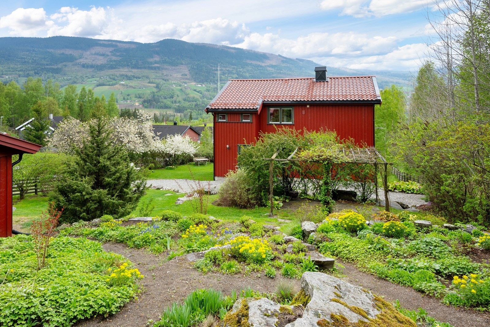 Hagen er meget pent opparbeidet Galleribilde