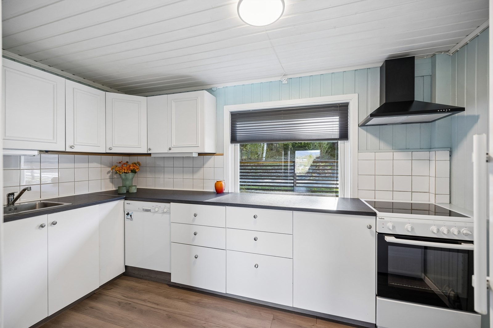 God benkeplass og opplegg for oppvaskmaskin. Galleribilde
