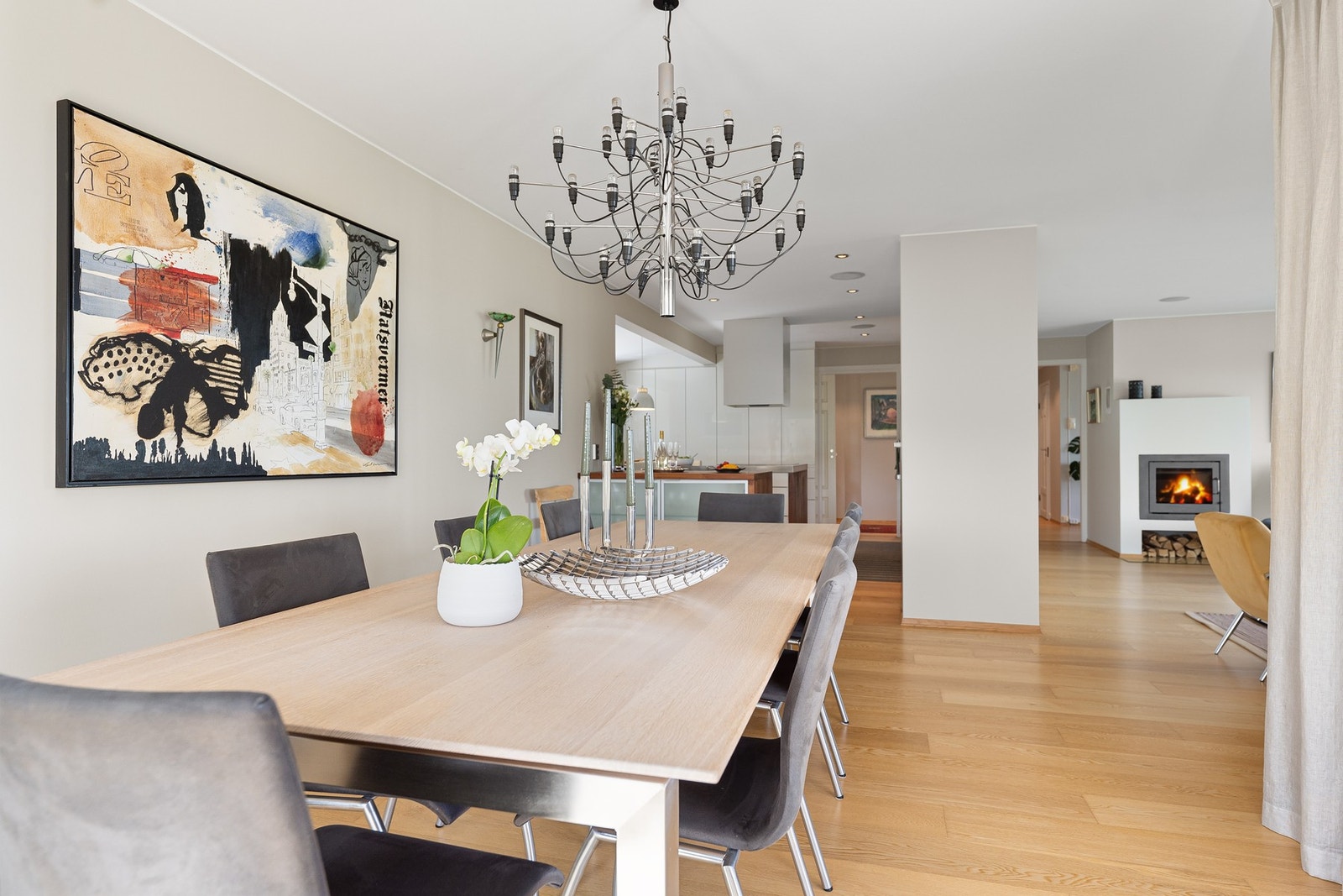 Gode soner for stue og spisestue Galleribilde