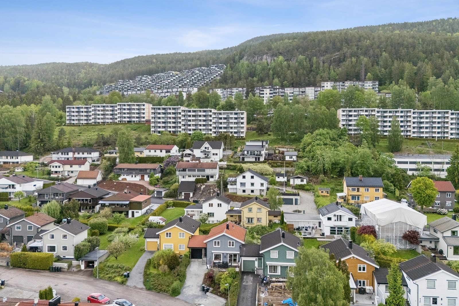 Området byr på nærhet til både byliv og natur. Galleribilde
