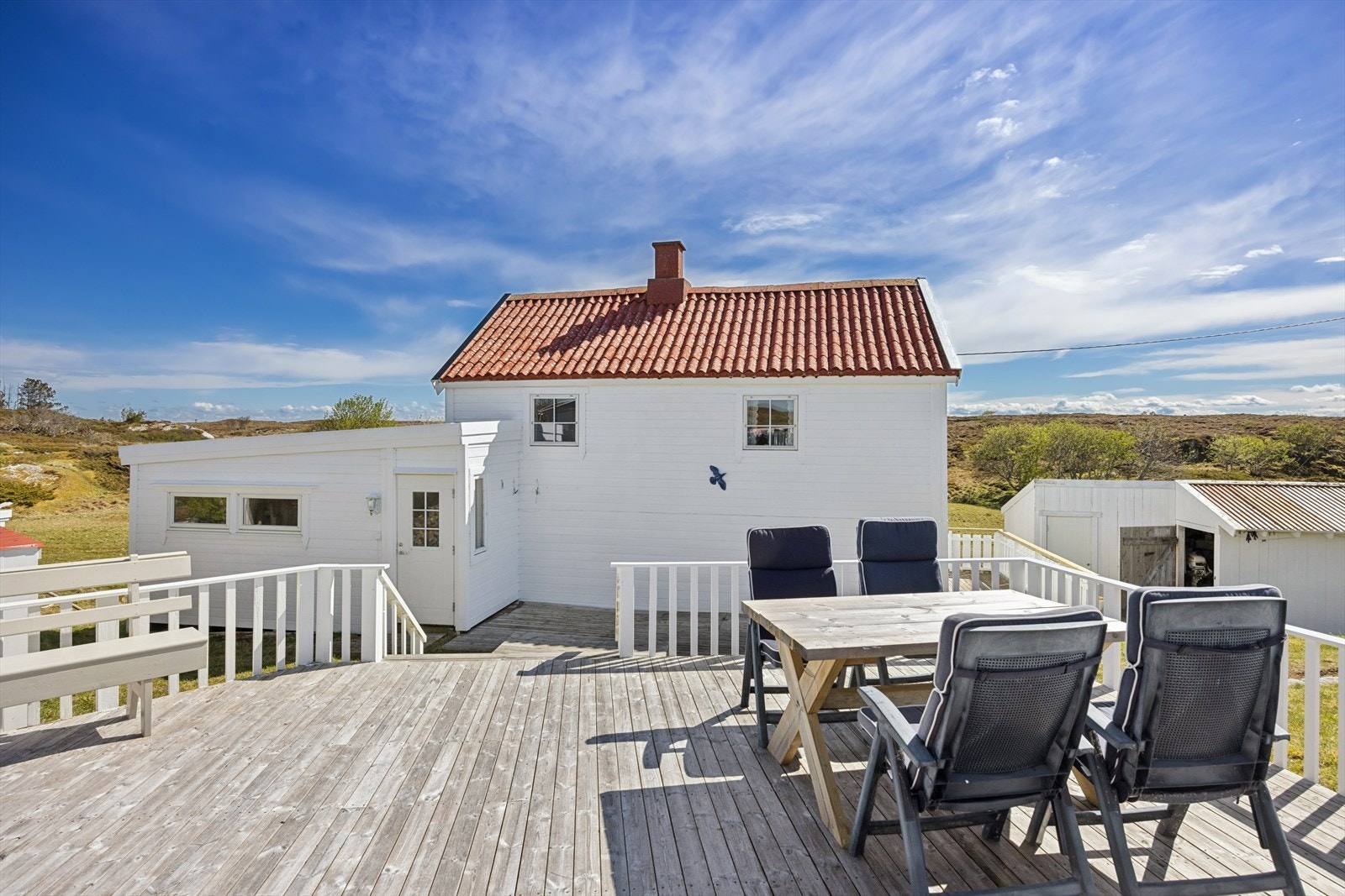 Her kan du nyte lange sommerdager med flotte solforhold! Galleribilde