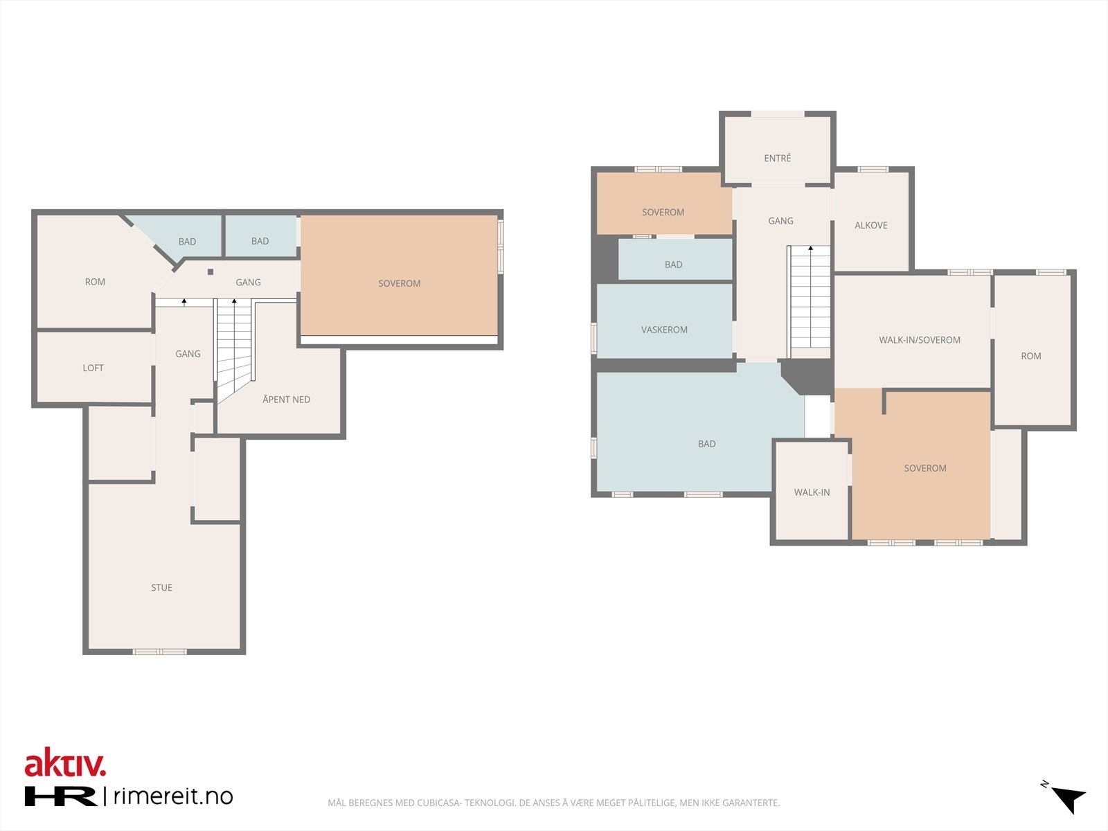 Plan andre etasje Galleribilde