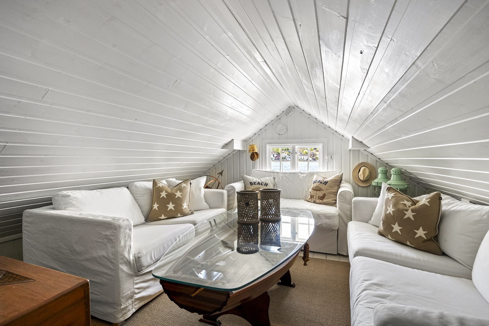 Loftstue over hagestuen (ikke målbart areal). Galleribilde