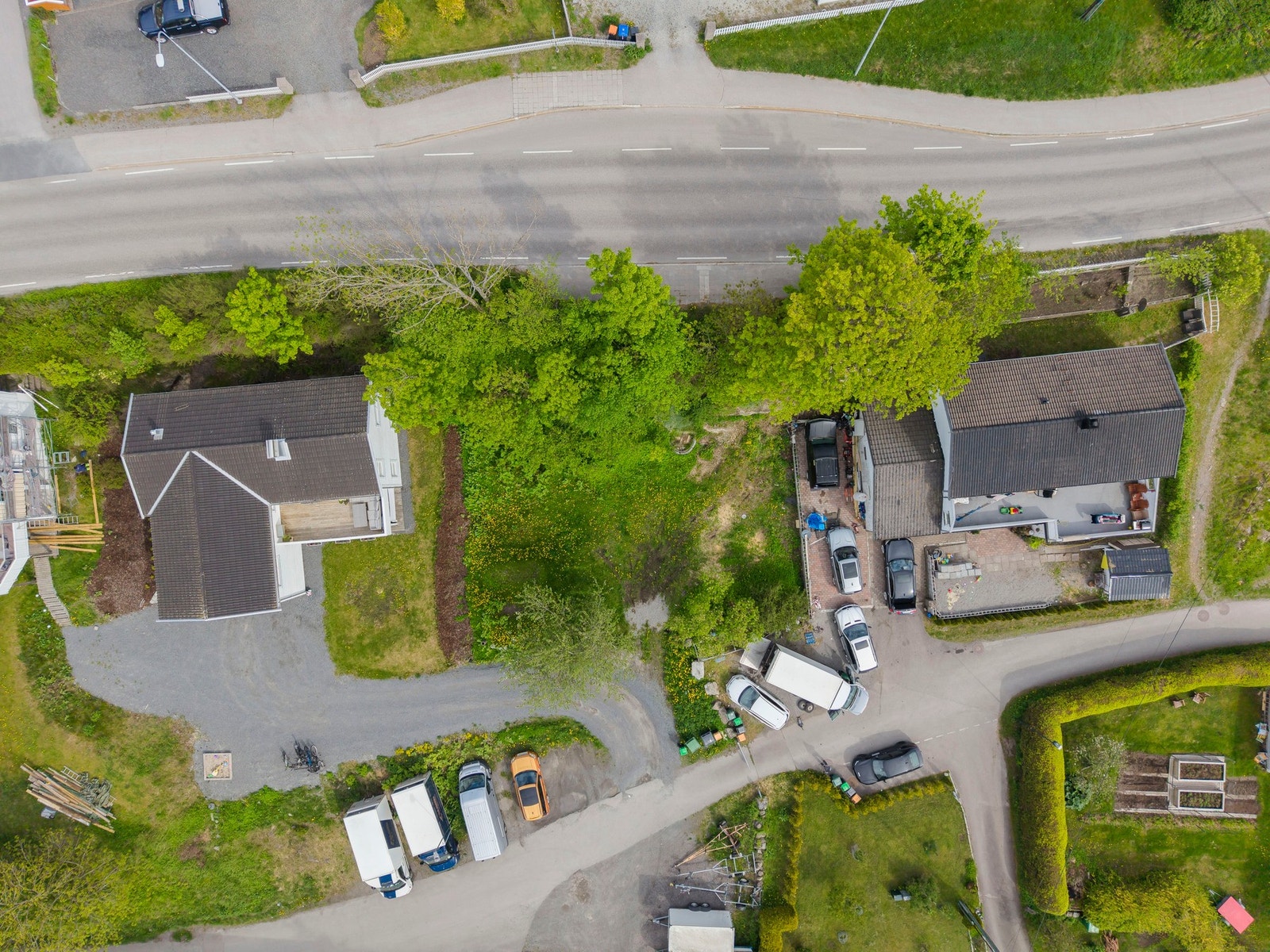Vestvendt, sentral boligtomt i Langesund Galleribilde