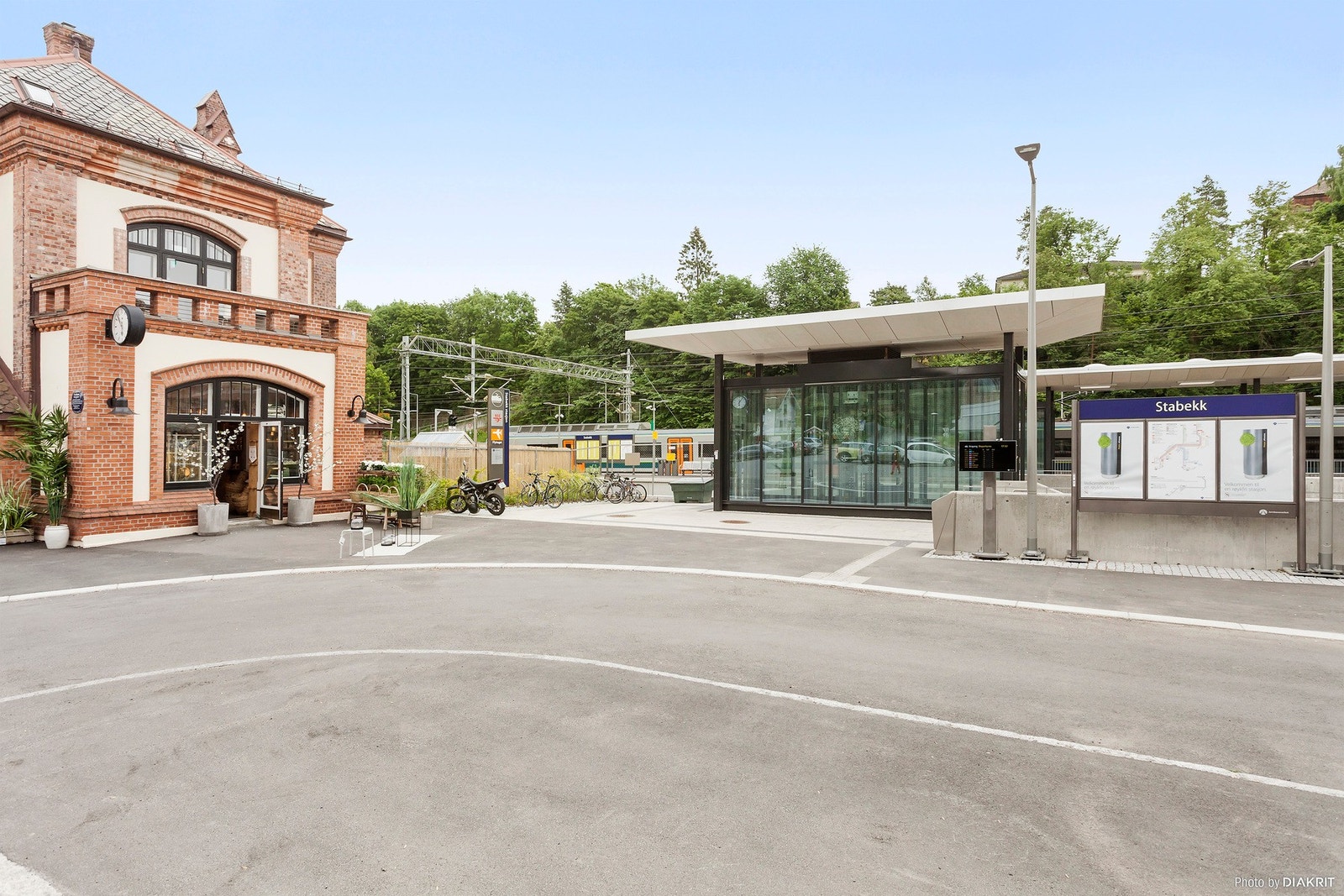 Gangavstand til Stabekk Stasjon Galleribilde