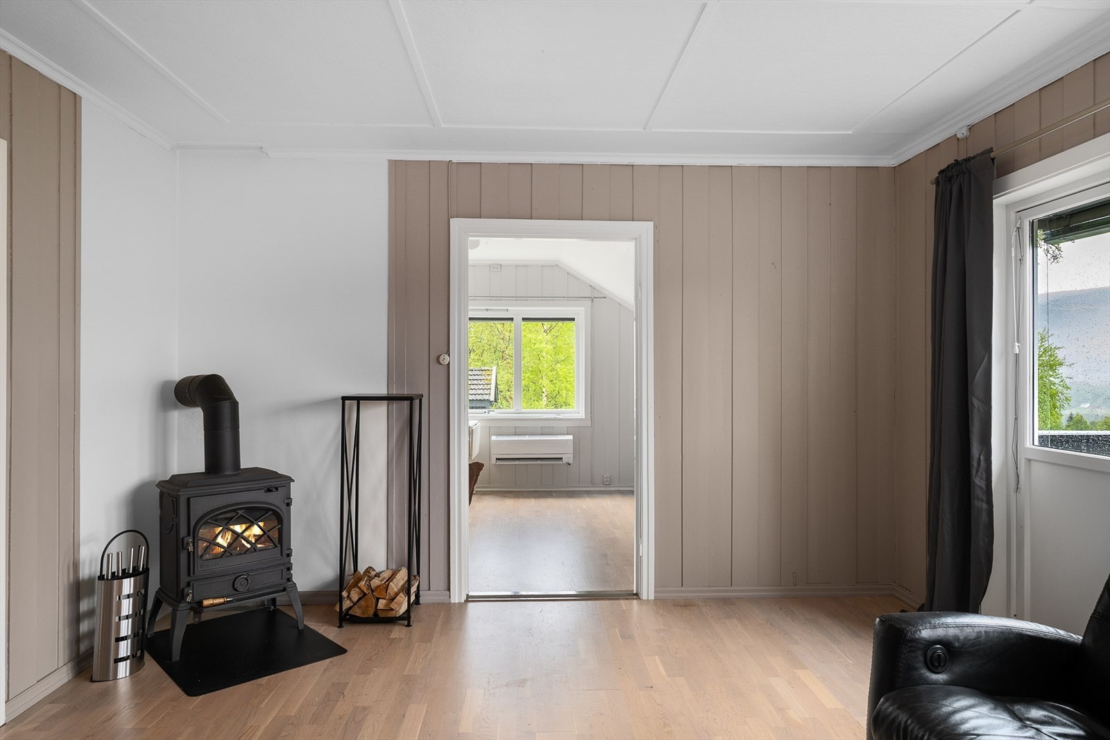 En vedovn gir mulighet for ekstra varme og hygge. Galleribilde