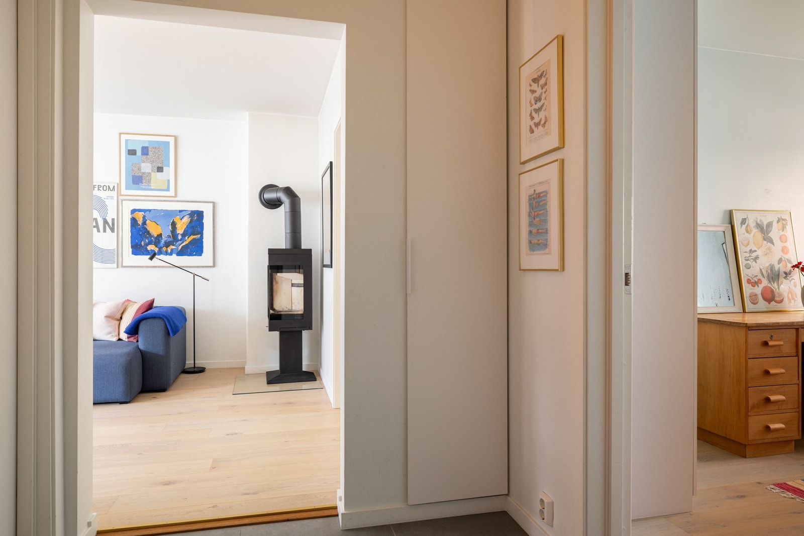 Mellomgang med praktisk innebygget skap Galleribilde