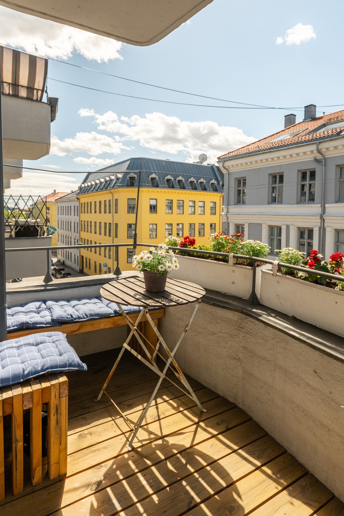 Flott tregulv på balkongen Galleribilde