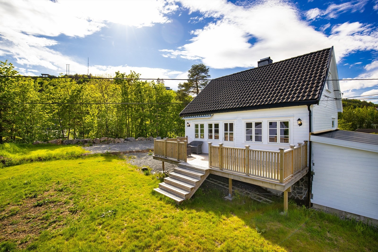 Videre er det direkte adkomst til hage Galleribilde