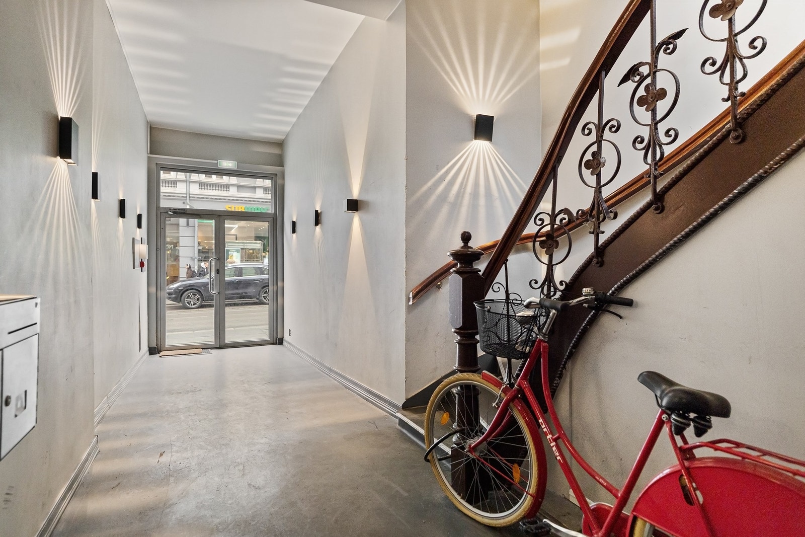 Flott, klassisk oppgang Galleribilde