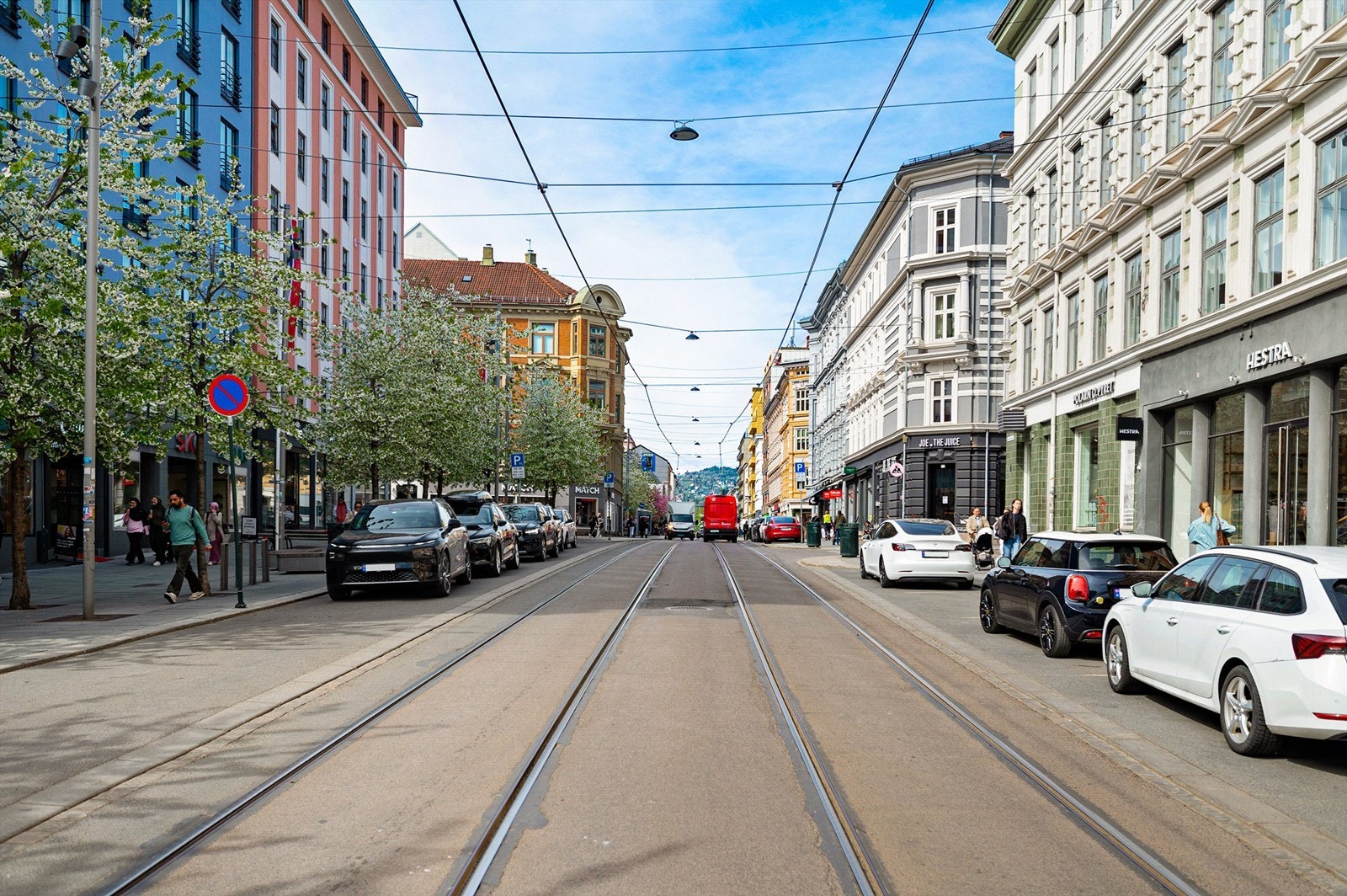 Umiddelbar nærhet til trikk i Bogstadveien Galleribilde