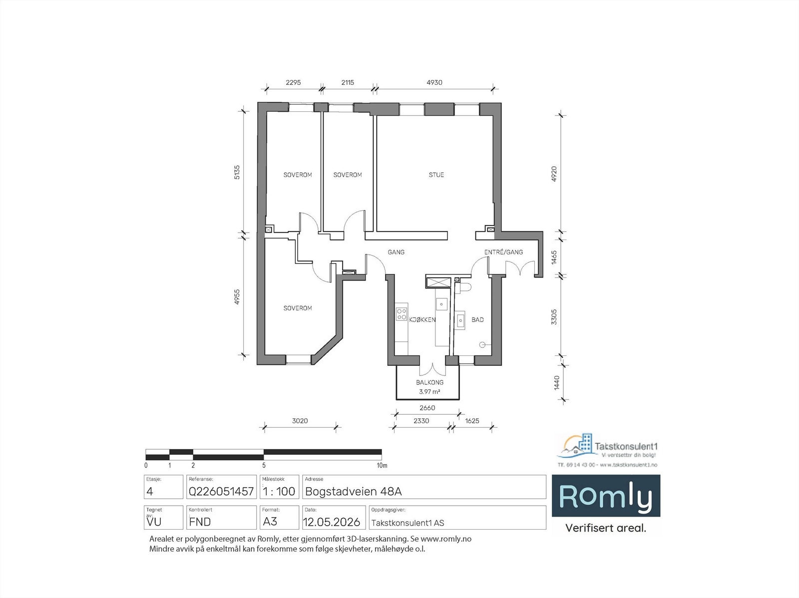 Plantegning Galleribilde