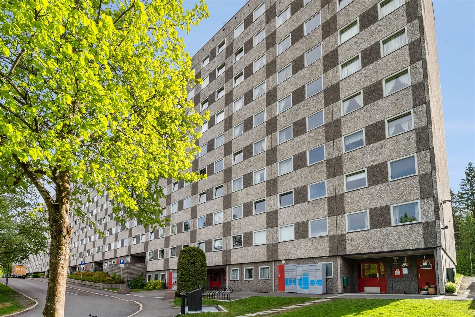 Borettslaget består av 328 leiligheter og er et godt drevet borettslag Galleribilde