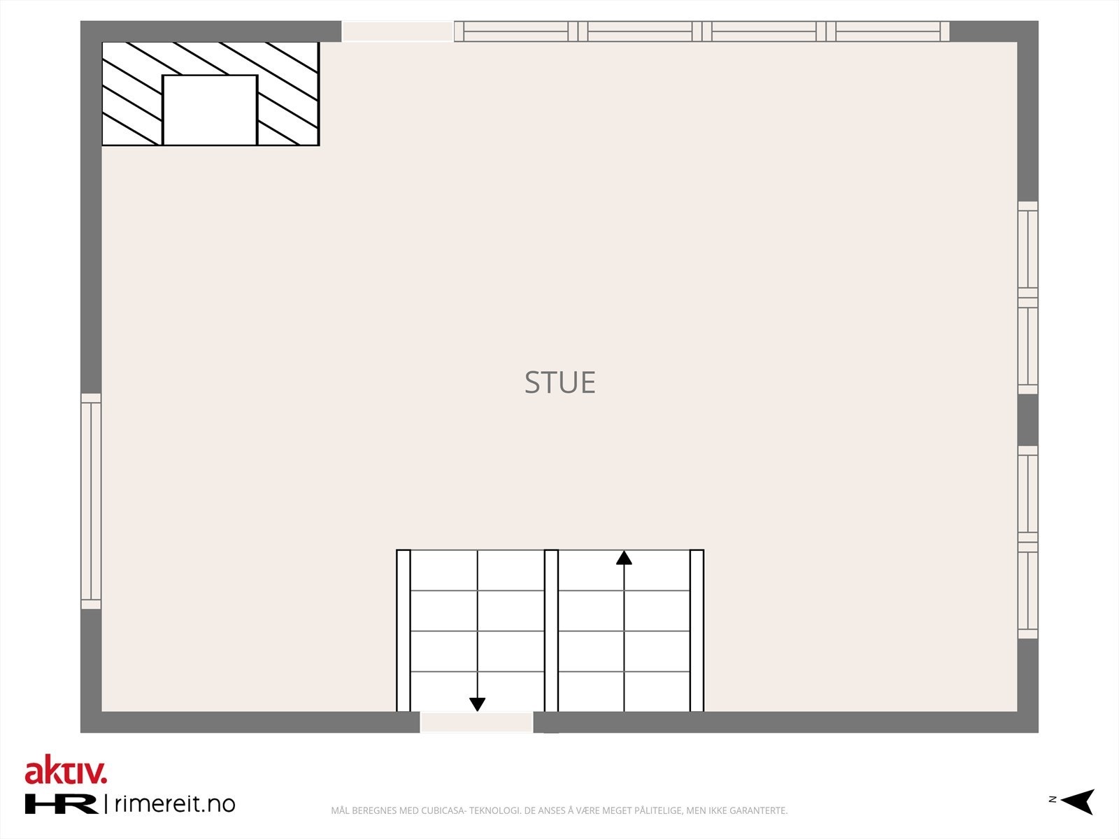 Plan stue mot syd Galleribilde